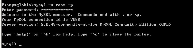 用命令创建MYSQL数据库的相关知识-李玉刚的博客